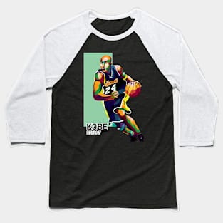 Basketball In Pop Art Baseball T-Shirt
